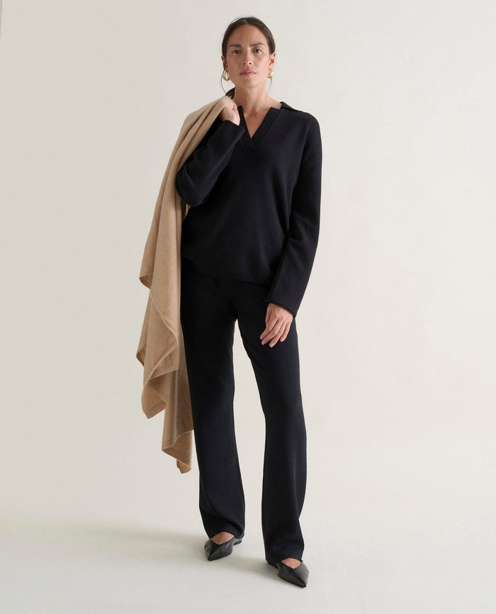 Camel - Oversized Finest Cashmere Wrap