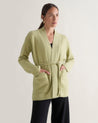 Lichen - Women's Cashmere Merino Belted Cardigan