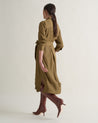 Golden Olive - Women's NAIA™ Shirt Dress