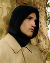 Black - Men's Cashmere Merino Knitted Hood