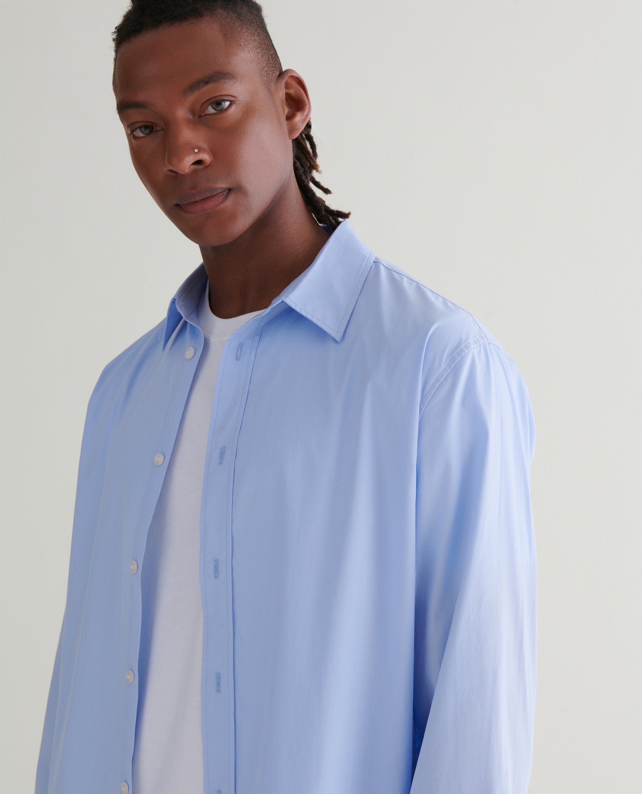 Men's Organic Cotton Poplin Shirt – Rise & Fall