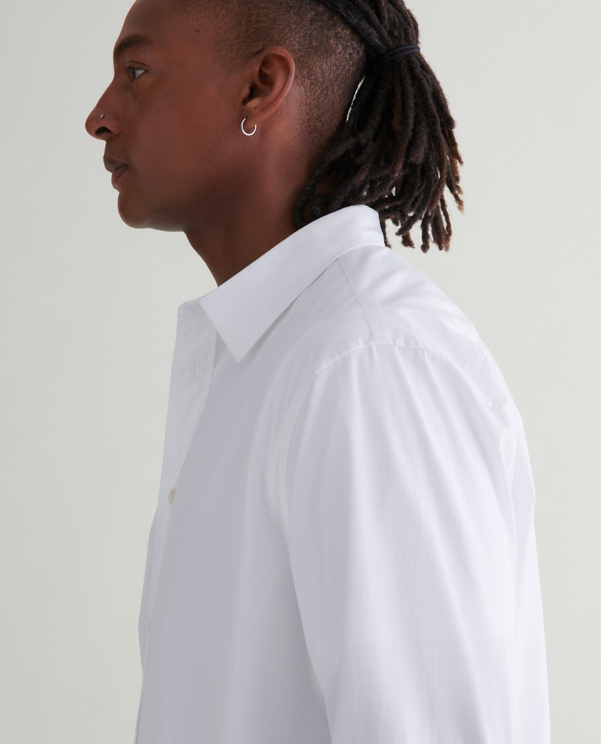 Men's Organic Cotton Poplin Shirt - White