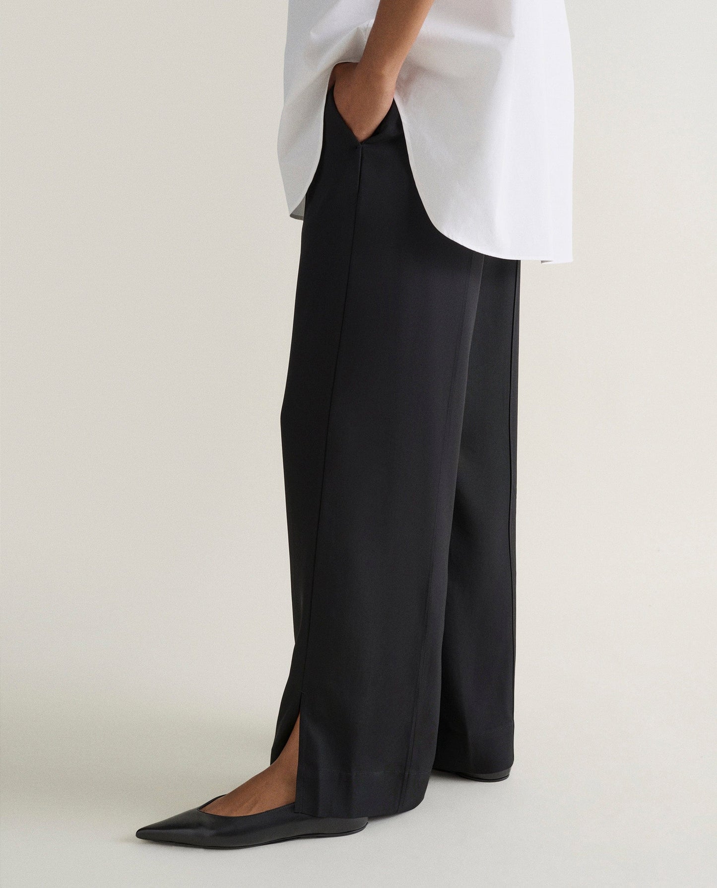 Women's NAIA™ Tailored Track Trouser - Black