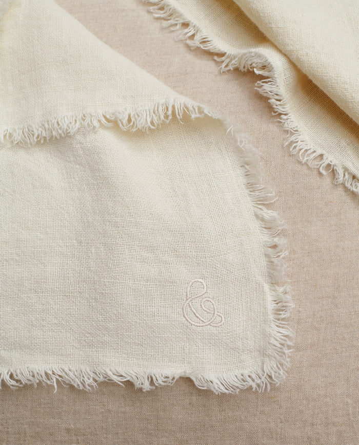 Linen Throw | Extra Large Throw | 100% Flax Linen | Rise & Fall