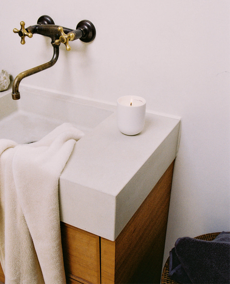 Turkish Hand Towels (Pack of 2) - Buttermilk