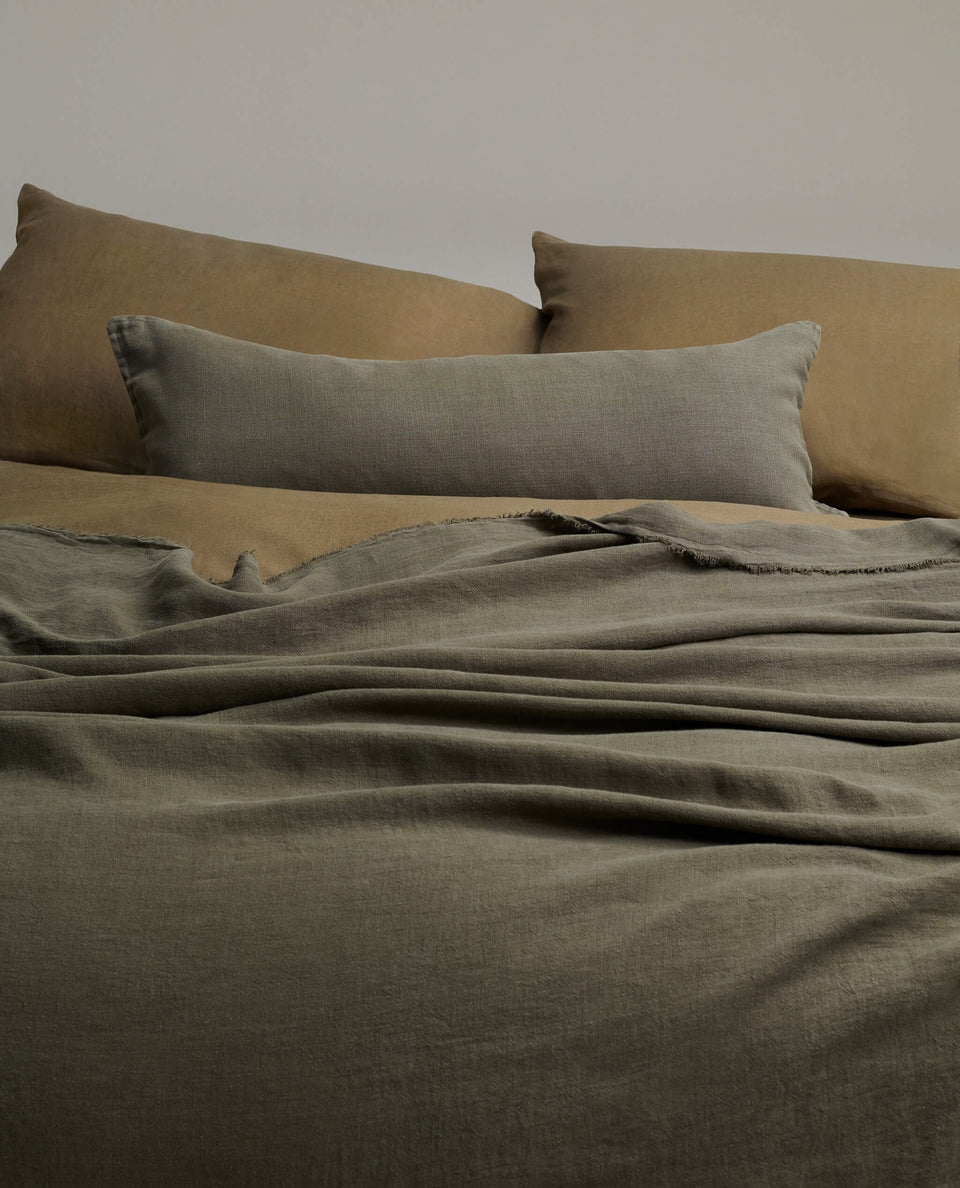 Lumbar Cushion Cover - Khaki