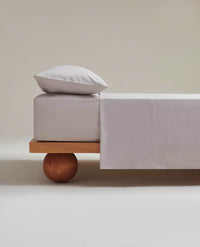 The Soft & Smooth Luxury Flat Sheet - Pebble