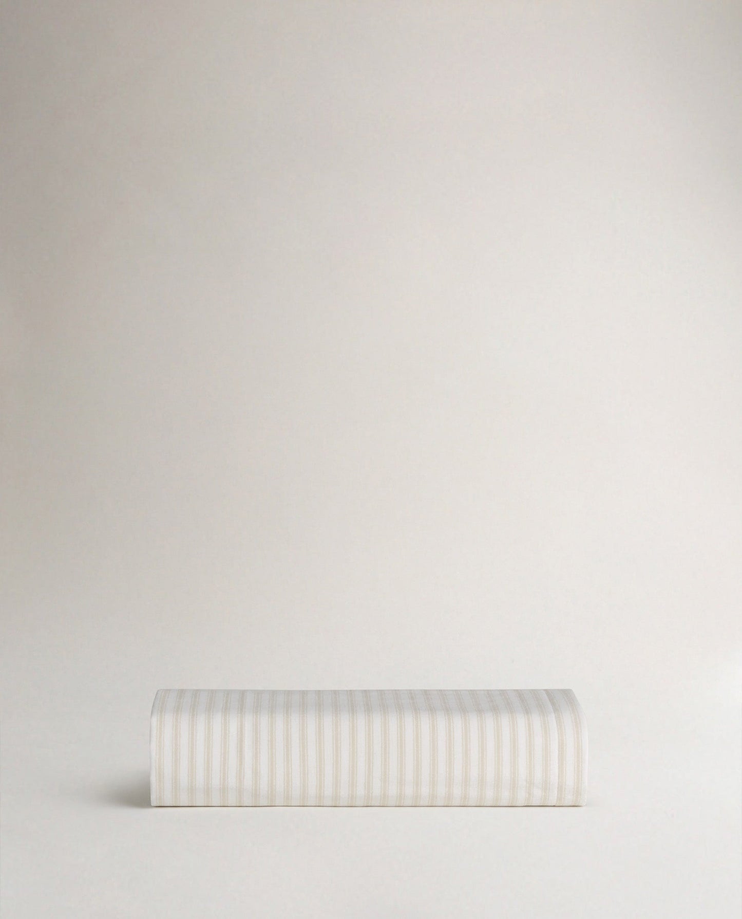 Crisp & Cool Organic Cotton Fitted Sheet - Buttermilk Ticking Stripe
