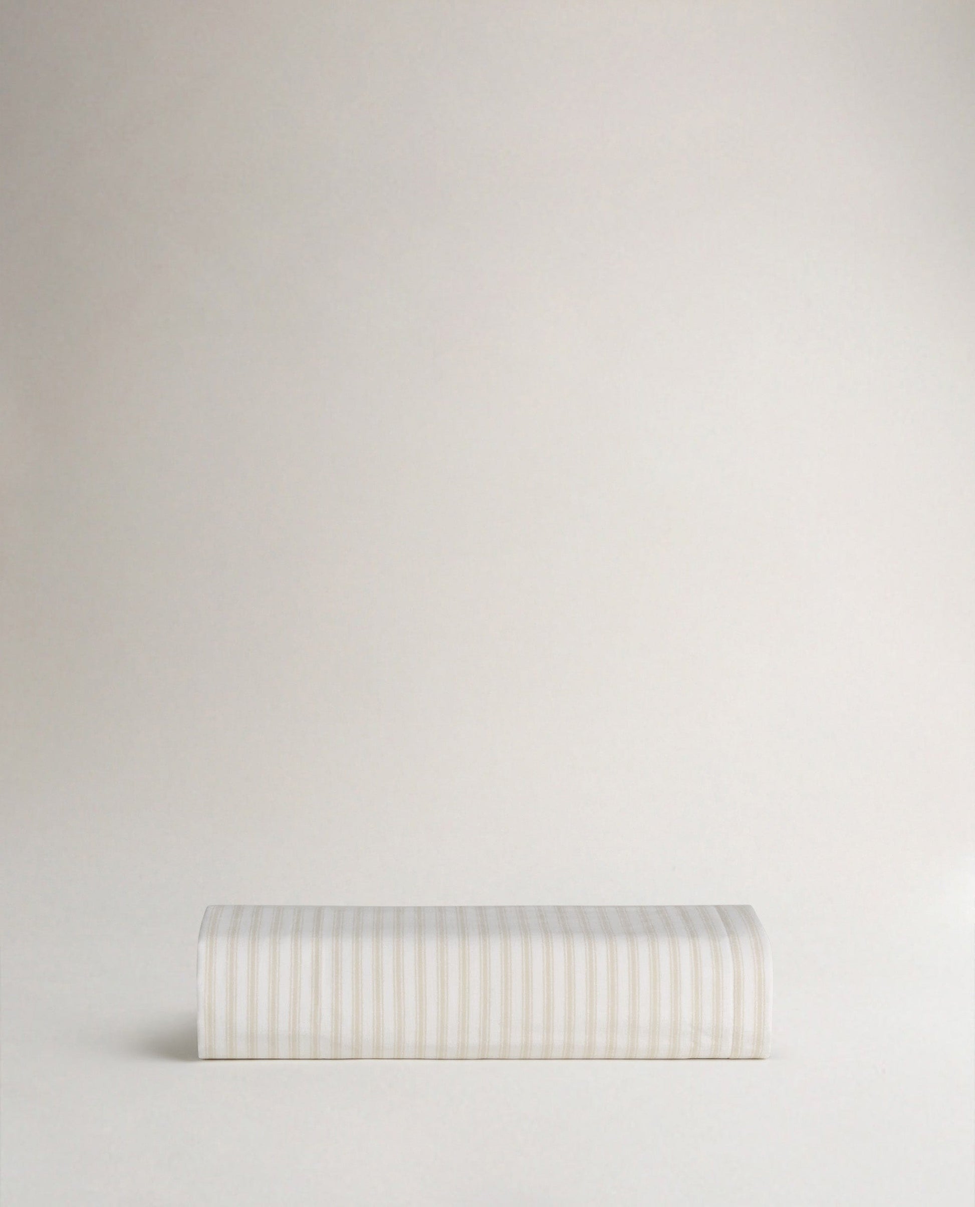 Crisp & Cool Organic Cotton Fitted Sheet - Buttermilk Ticking Stripe