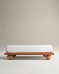 Crisp & Cool Organic Cotton Fitted Sheet - Buttermilk Ticking Stripe