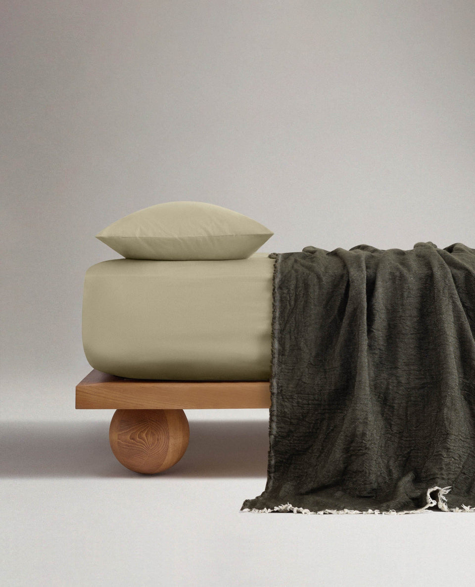 Merino Wool Throw - Herb