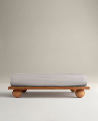 Soft & Smooth Premium Cotton Fitted Sheet - Pebble