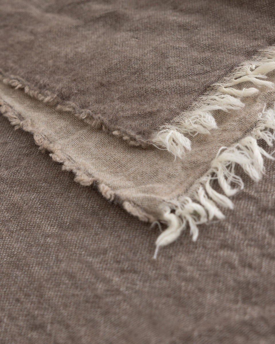 Merino Wool Throw - Twine