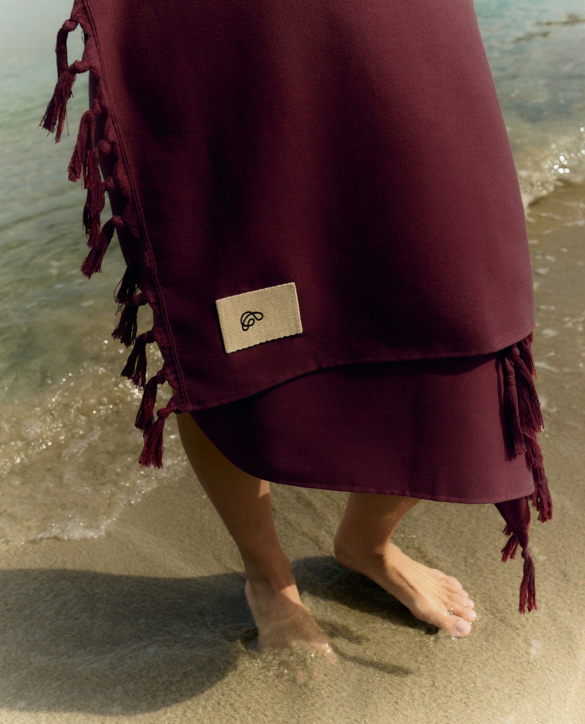 Hammam Beach Towel - Mahogany
