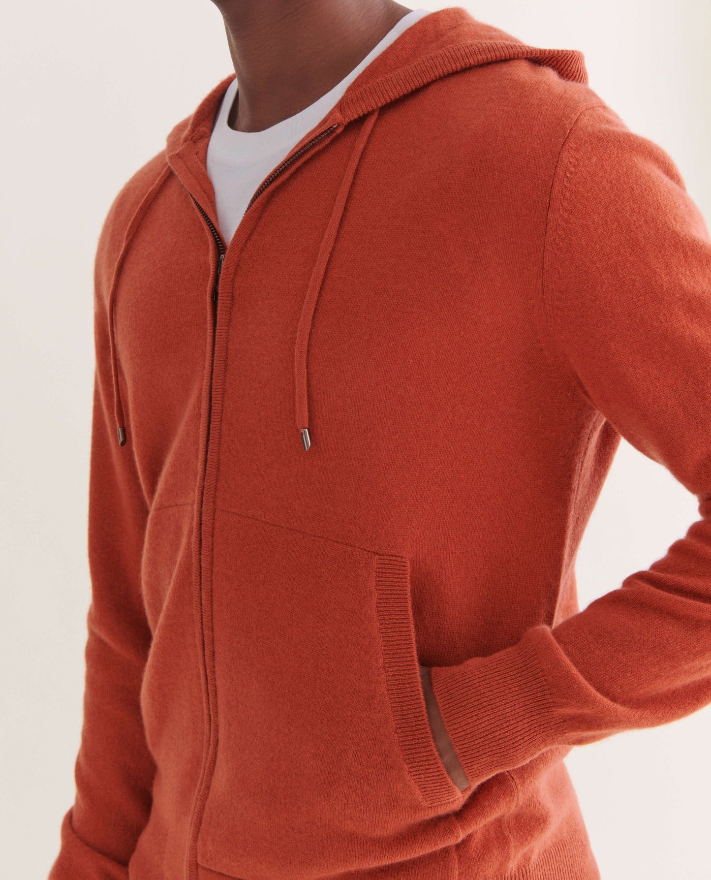 Men's Finest Cashmere Full Zip Hoodie