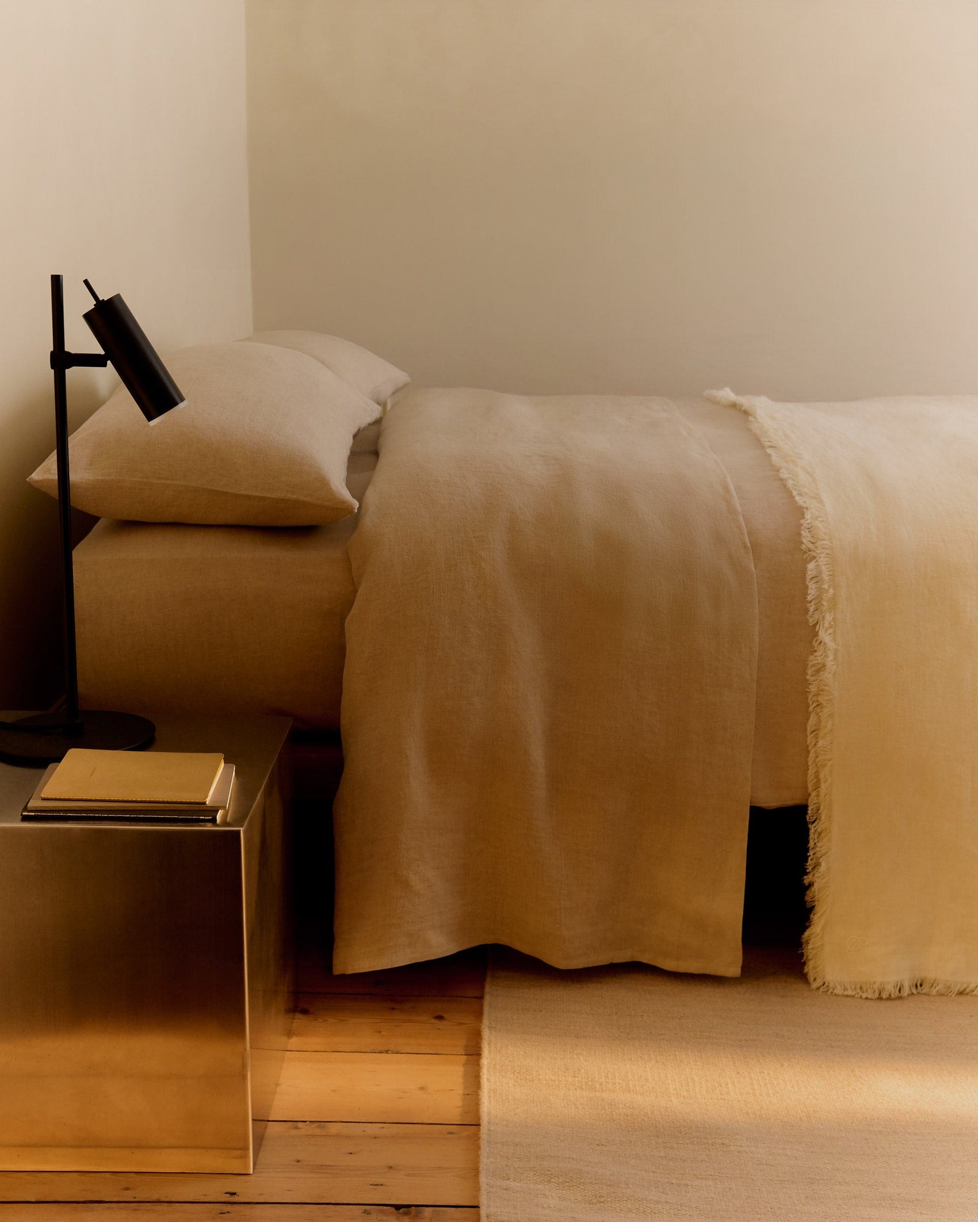 Relaxed & Refined Linen Duvet Set - Natural