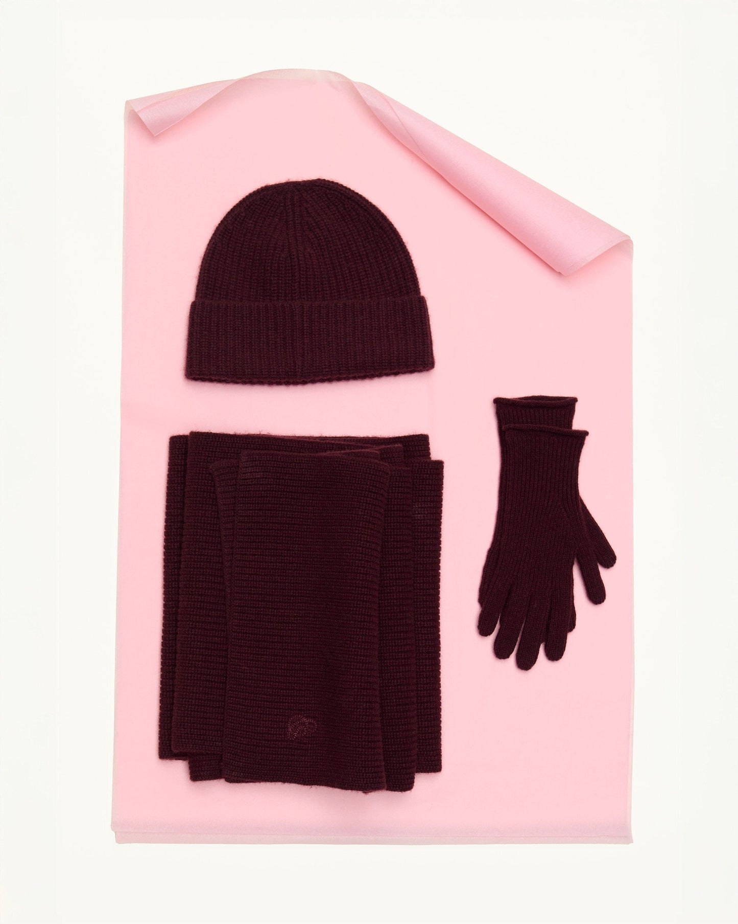 Winter Essentials Set For Him - Oxblood
