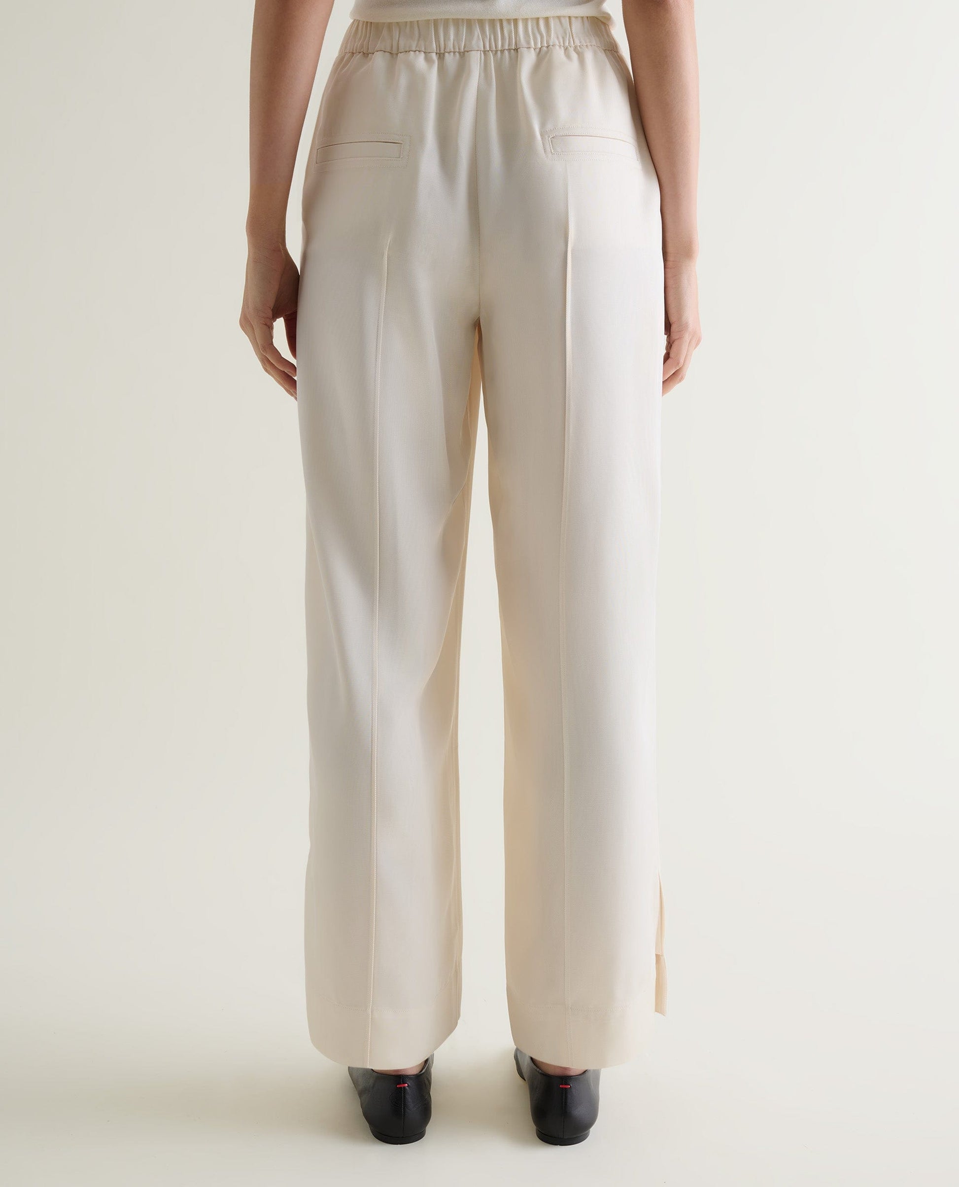 Women's NAIA™ Tailored Track Trouser - Alabaster