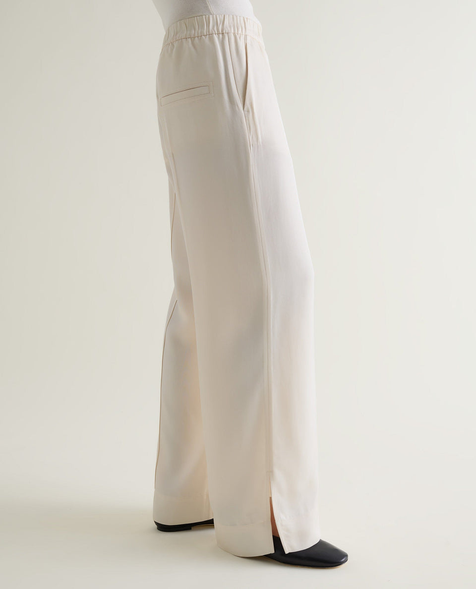Women's NAIA™ Tailored Track Trouser - Alabaster