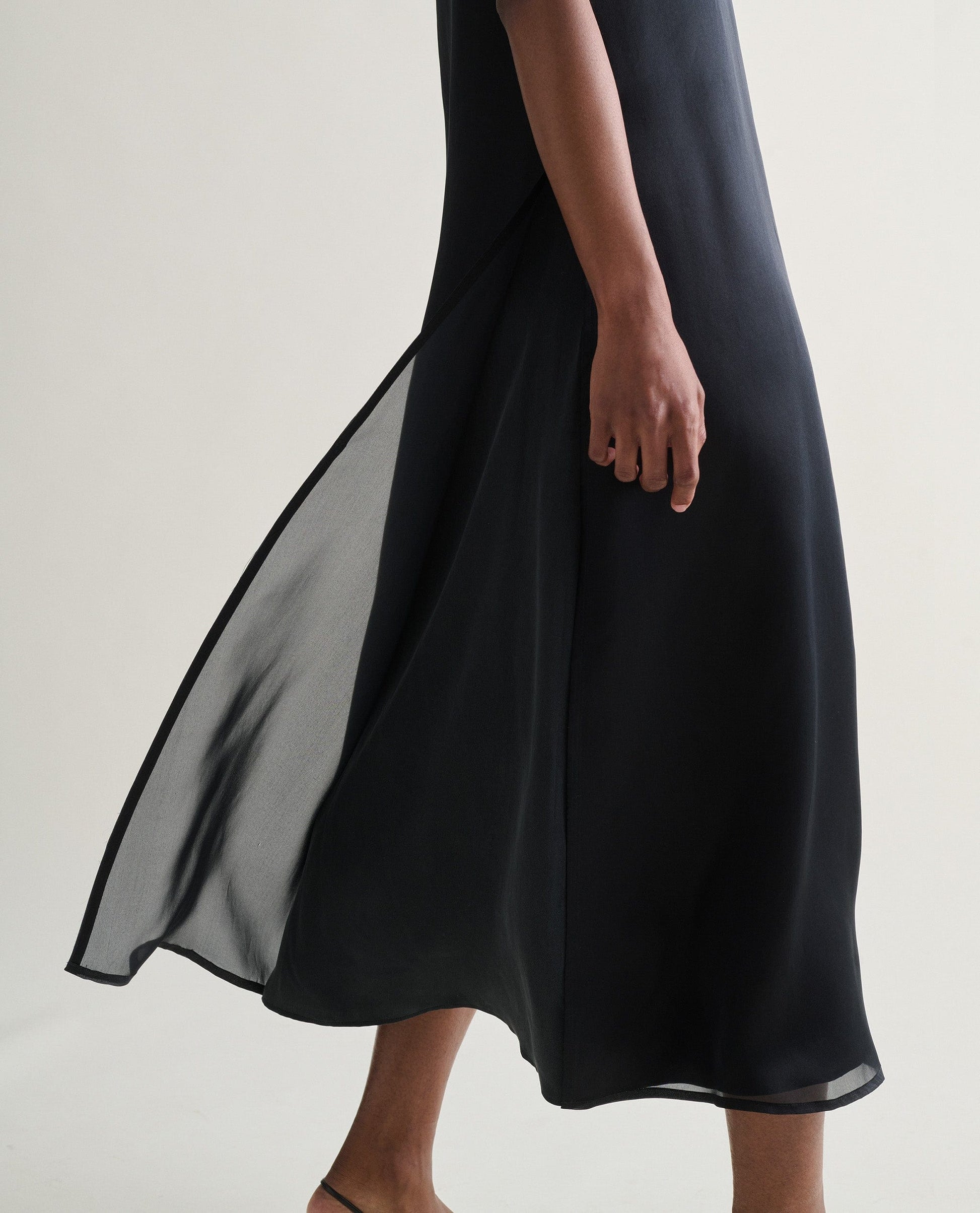 Women's Silk Organza Layered Dress | Rise & Fall Women's Silk Organza Layered Dress | Rise & Fall