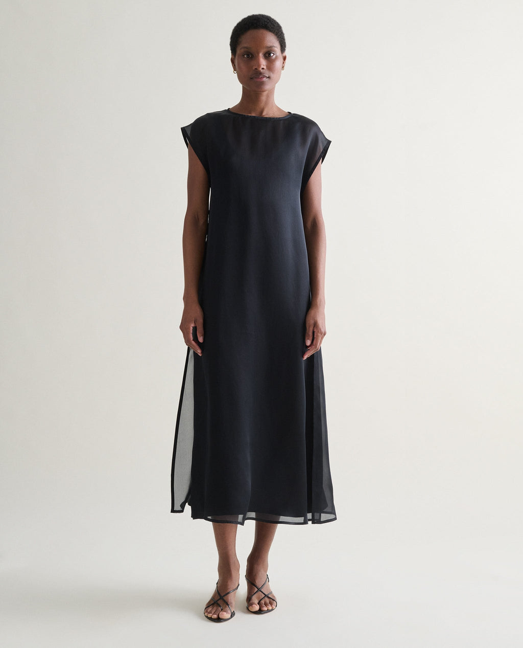 ' s Silk Organza Layered Dress