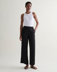 Women's Cotton Racer Vest - White
