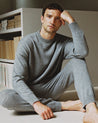 Medium Grey - Men's Finest Cashmere Sweatshirt