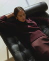 Oxblood - Women's Cashmere Merino V Neck Jumper