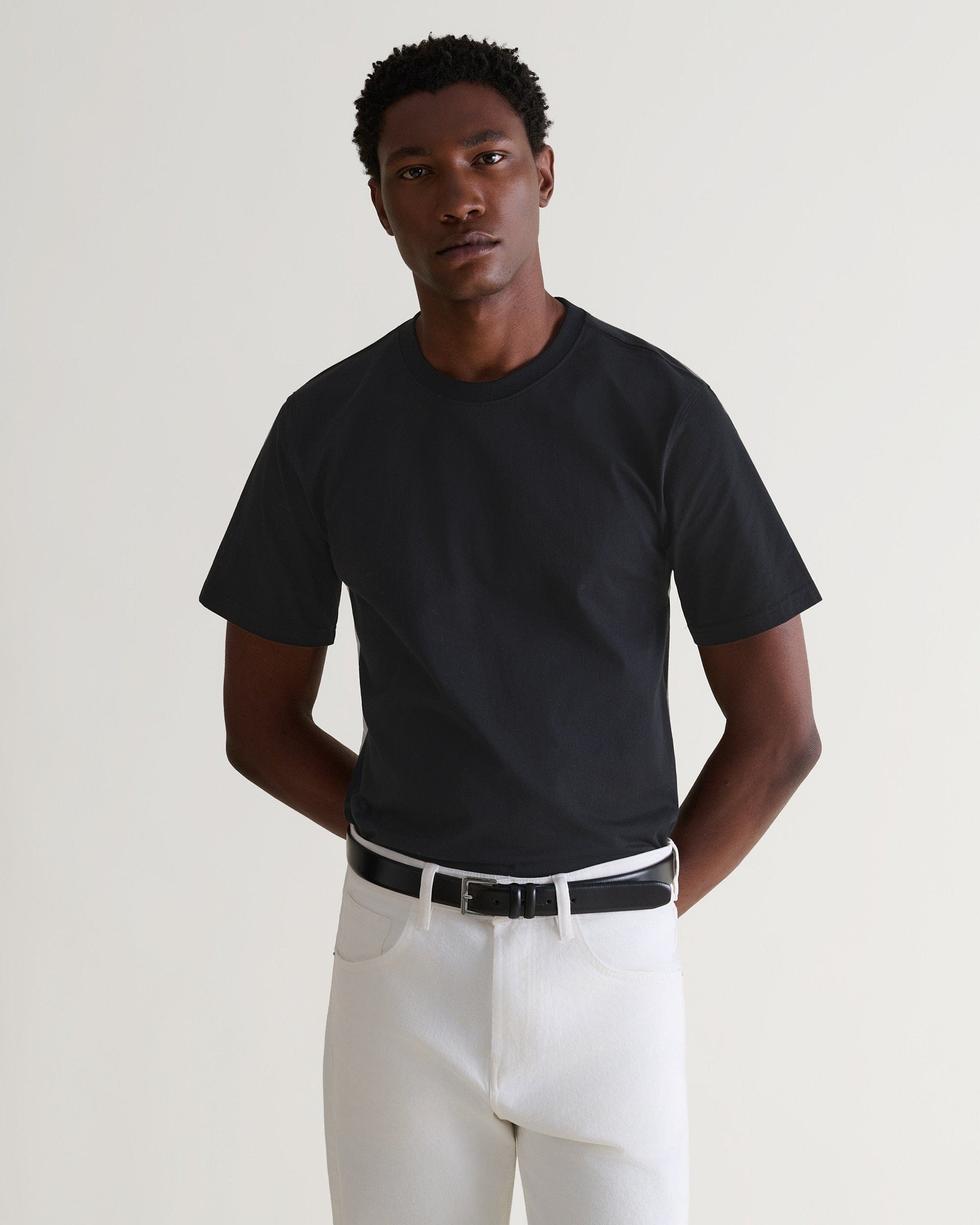 Men's Classic Cotton T-shirt - Black