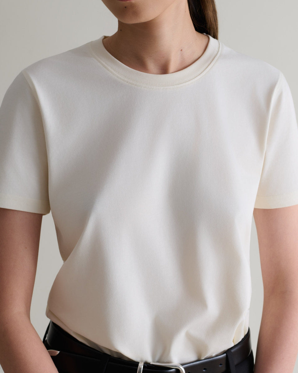 Women's Classic Cotton T-shirt - Buttermilk