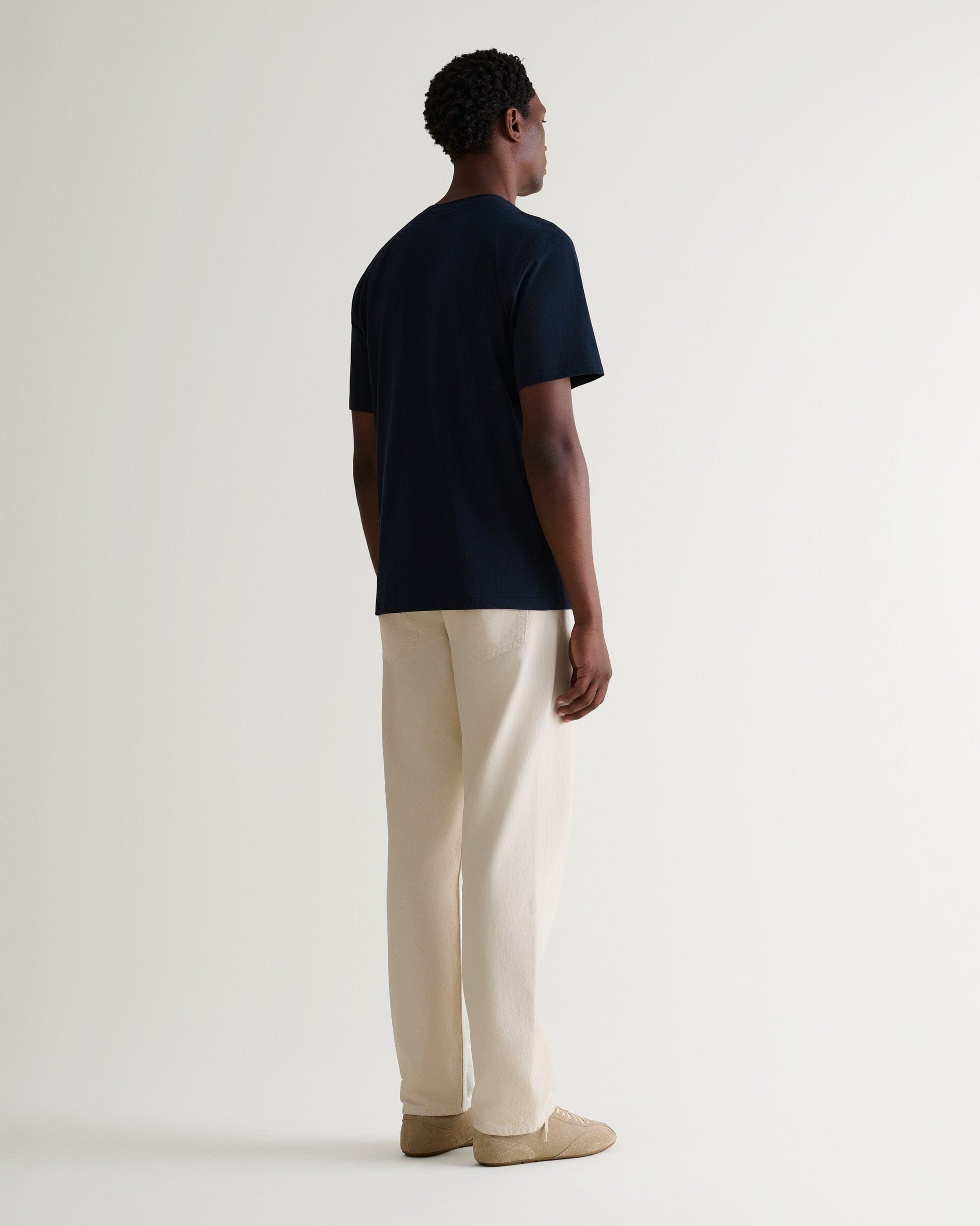 Men's Classic Cotton T-shirt - Navy