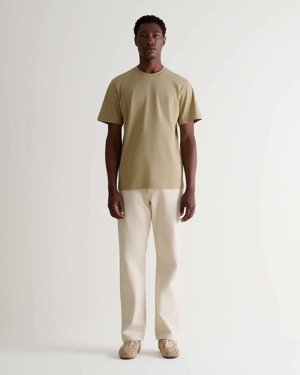 Men's Classic Cotton T-shirt - Smoky Olive