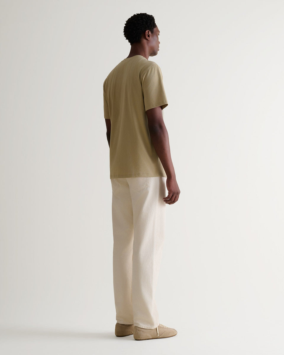 Men's Classic Cotton T-shirt - Smoky Olive