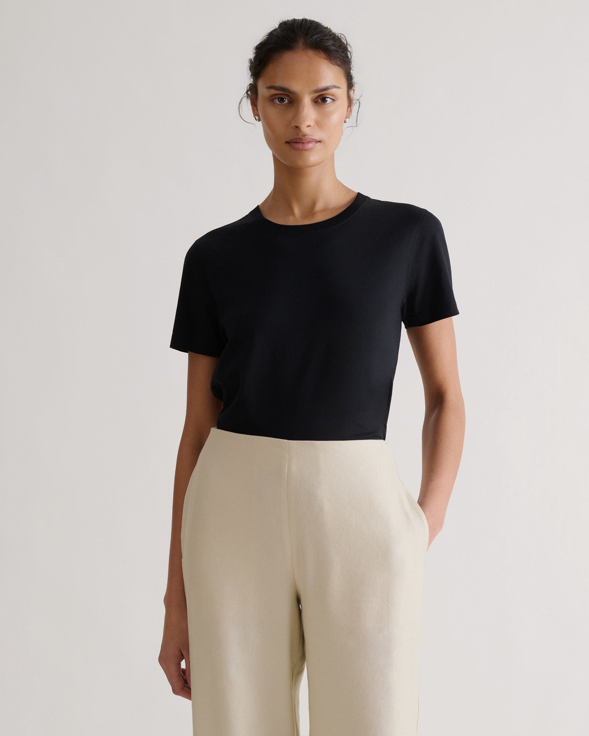 Women's Classic Cotton T-shirt - Black