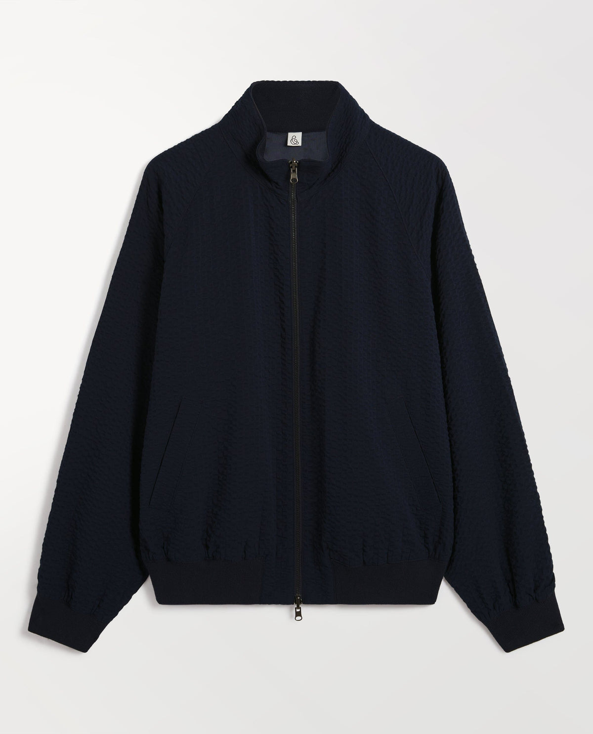 Men's Cotton Blouson Jacket - Indigo
