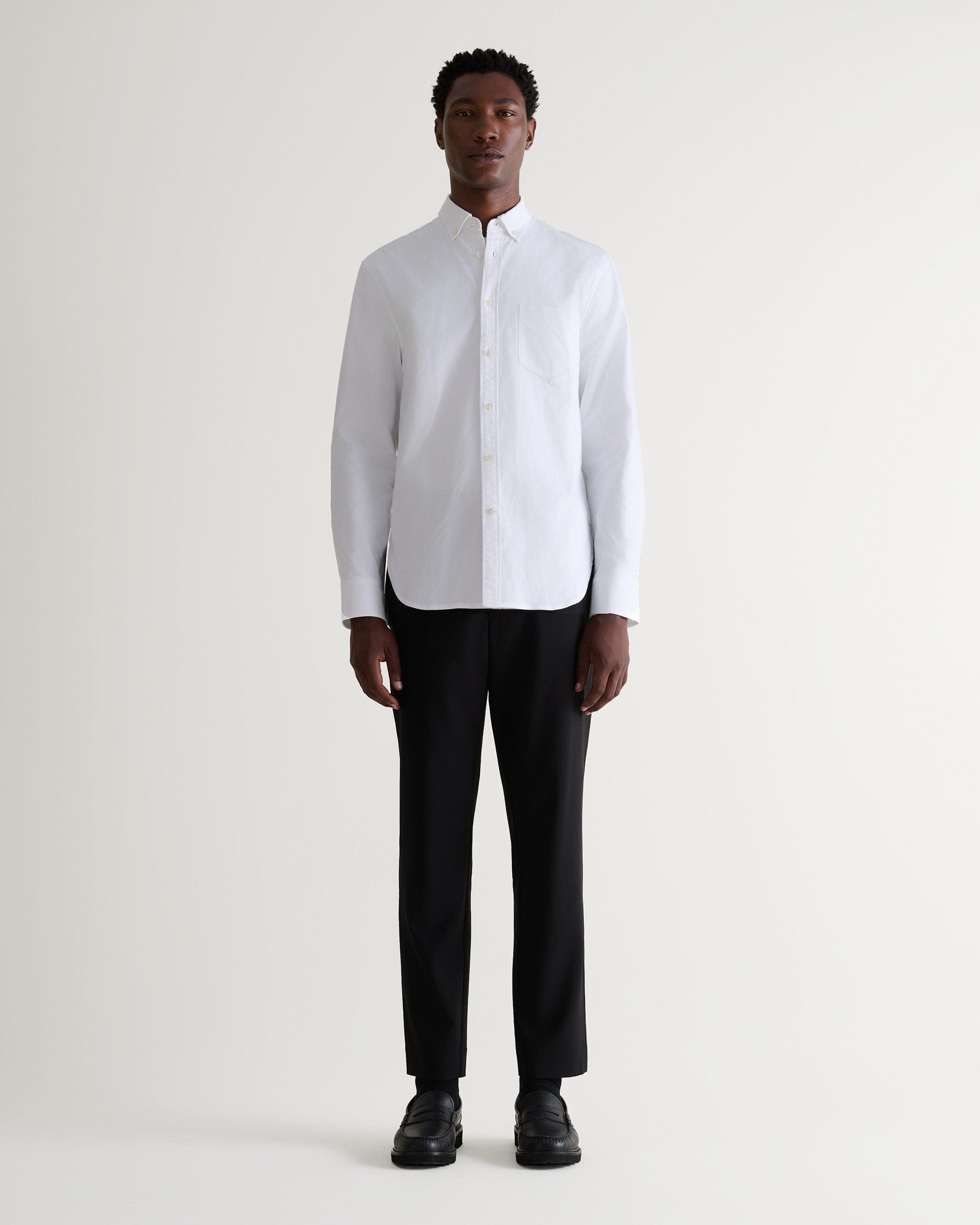 epa／half oxford shirt\"WHT\" 予約]half oxford shirt