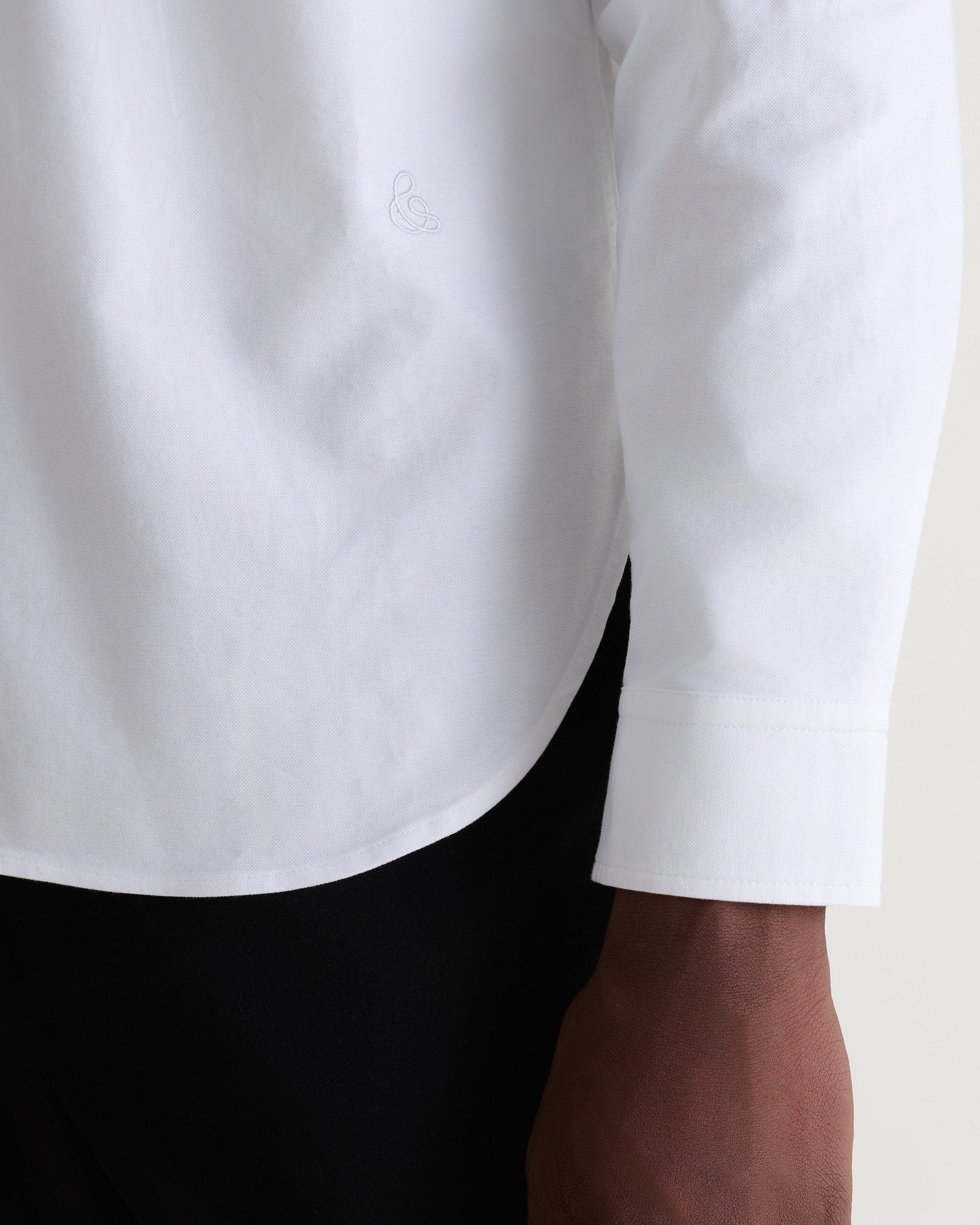 Men's Cotton Oxford Shirt - White