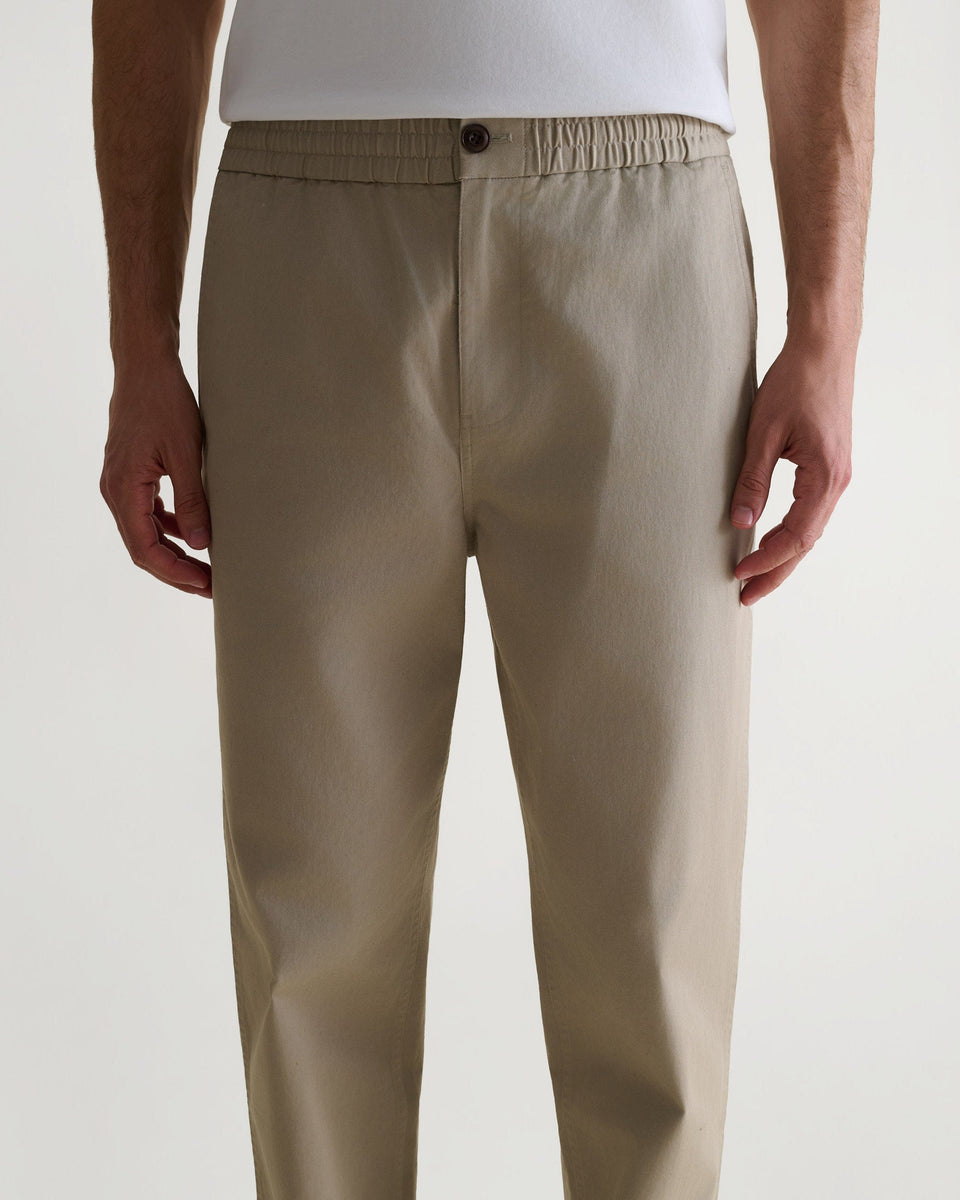 Men's All Rounder Cotton Trousers - Stone