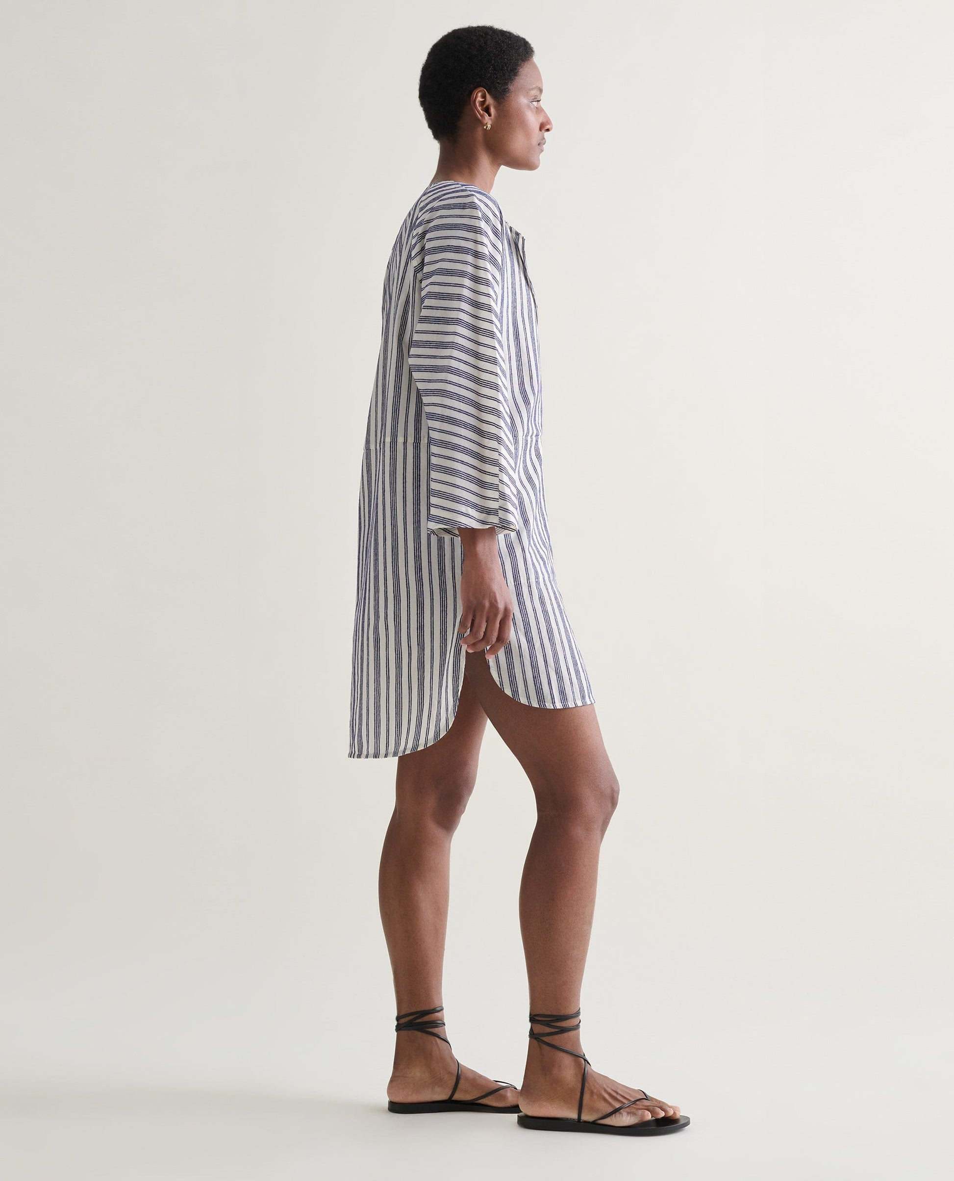 Women's Cotton Gauze Tunic Dress | Rise & Fall Women's Cotton Gauze Tunic Dress | Rise & Fall