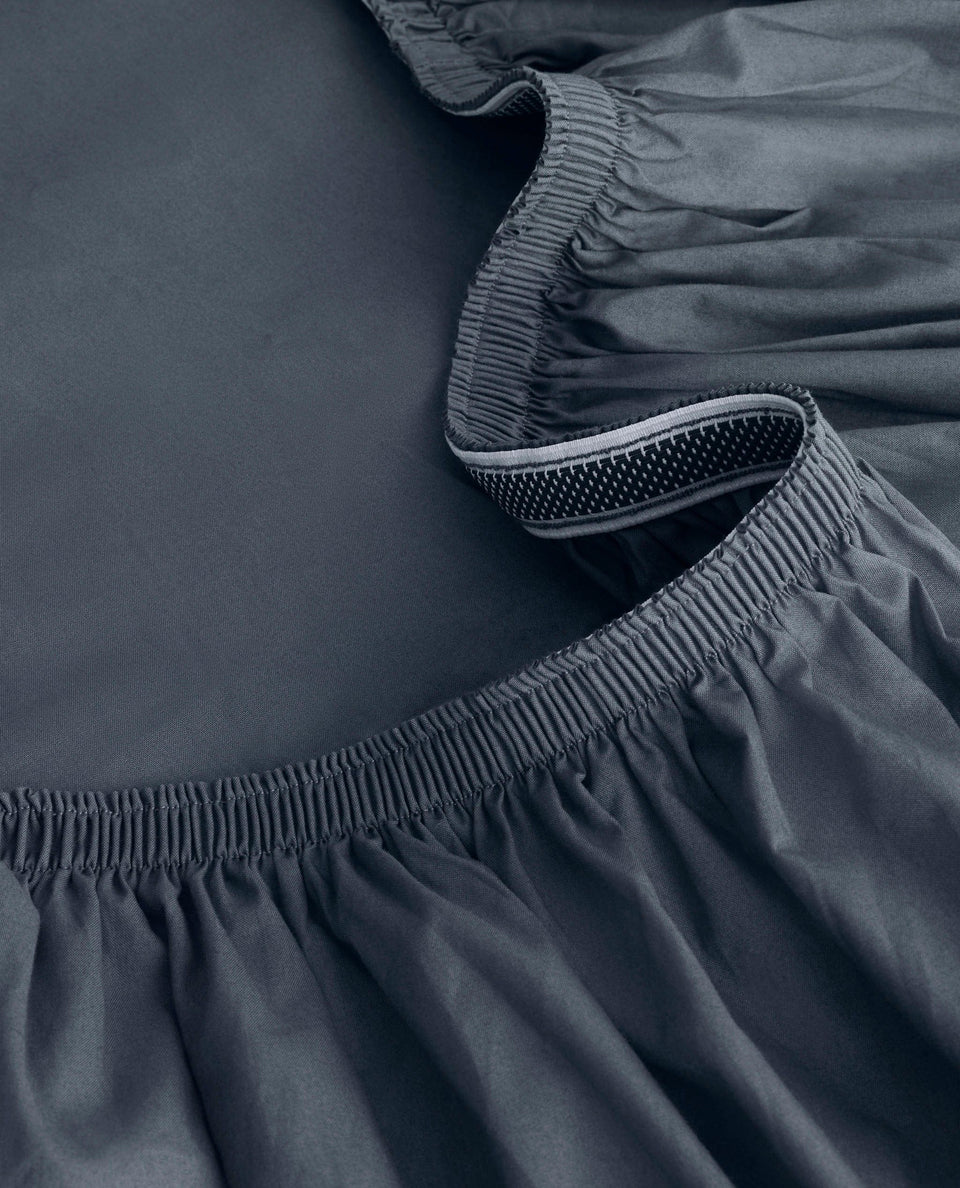 The Crisp & Cool Organic Cotton Duvet Set - Mood Indigo