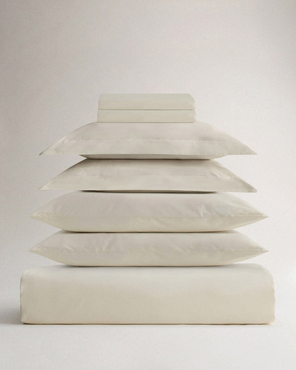 The Soft & Smooth Organic Deluxe Bundle - Buttermilk - EU King