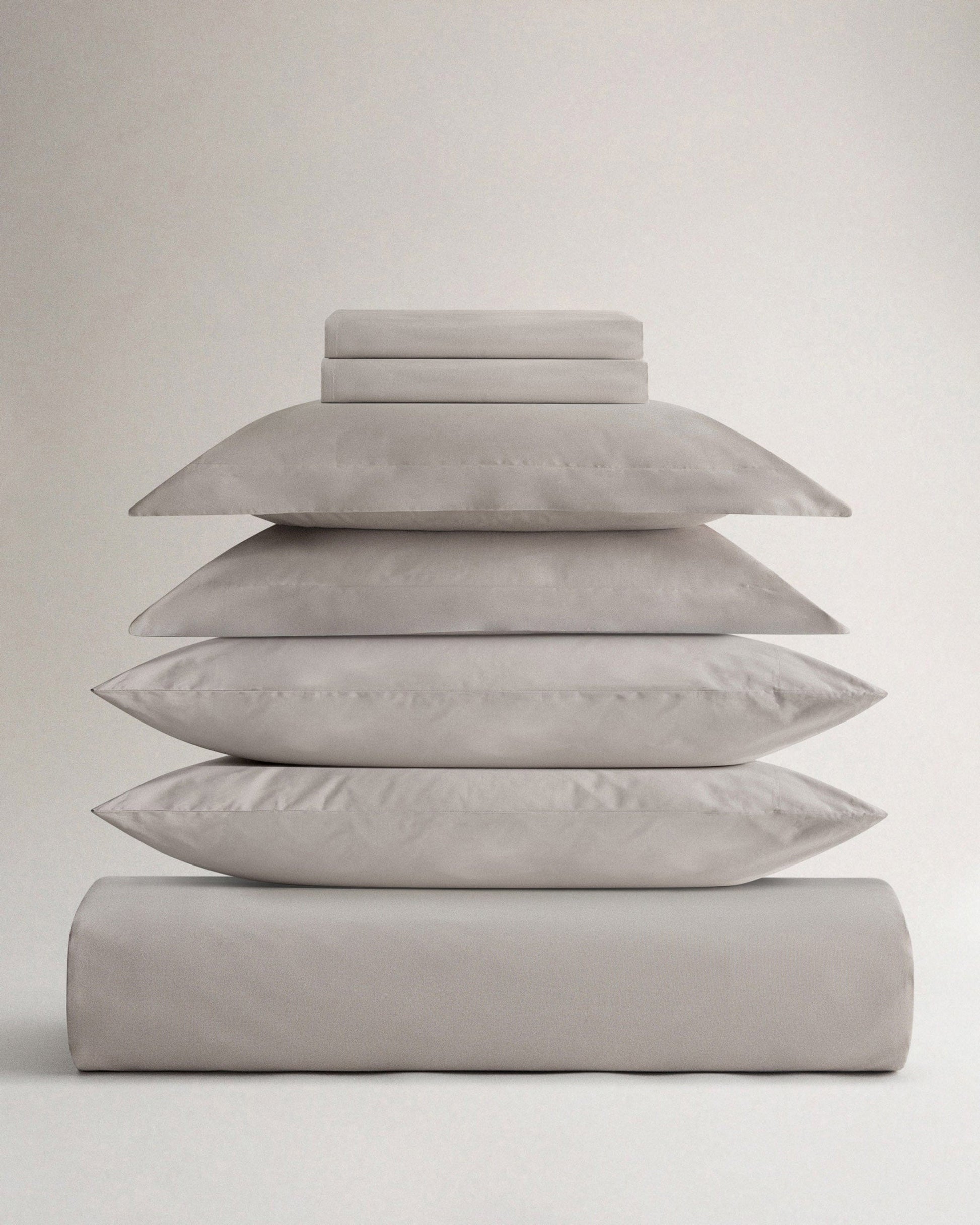 The Crisp & Cool Organic Deluxe Bundle - Pebble - Queen