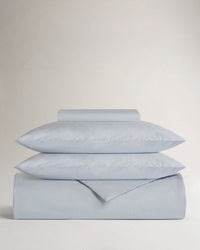 Crisp & Cool Organic Cotton Duvet Set - Cornflower