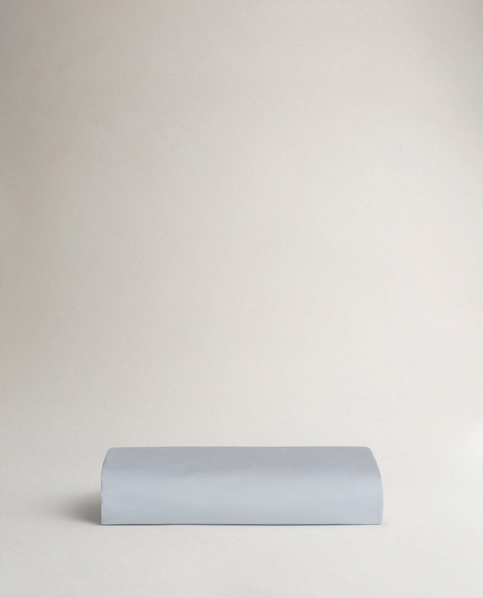 The Crisp & Cool Organic Luxury Flat Sheet - Cornflower