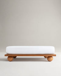 Crisp & Cool Organic Cotton Fitted Sheet - White