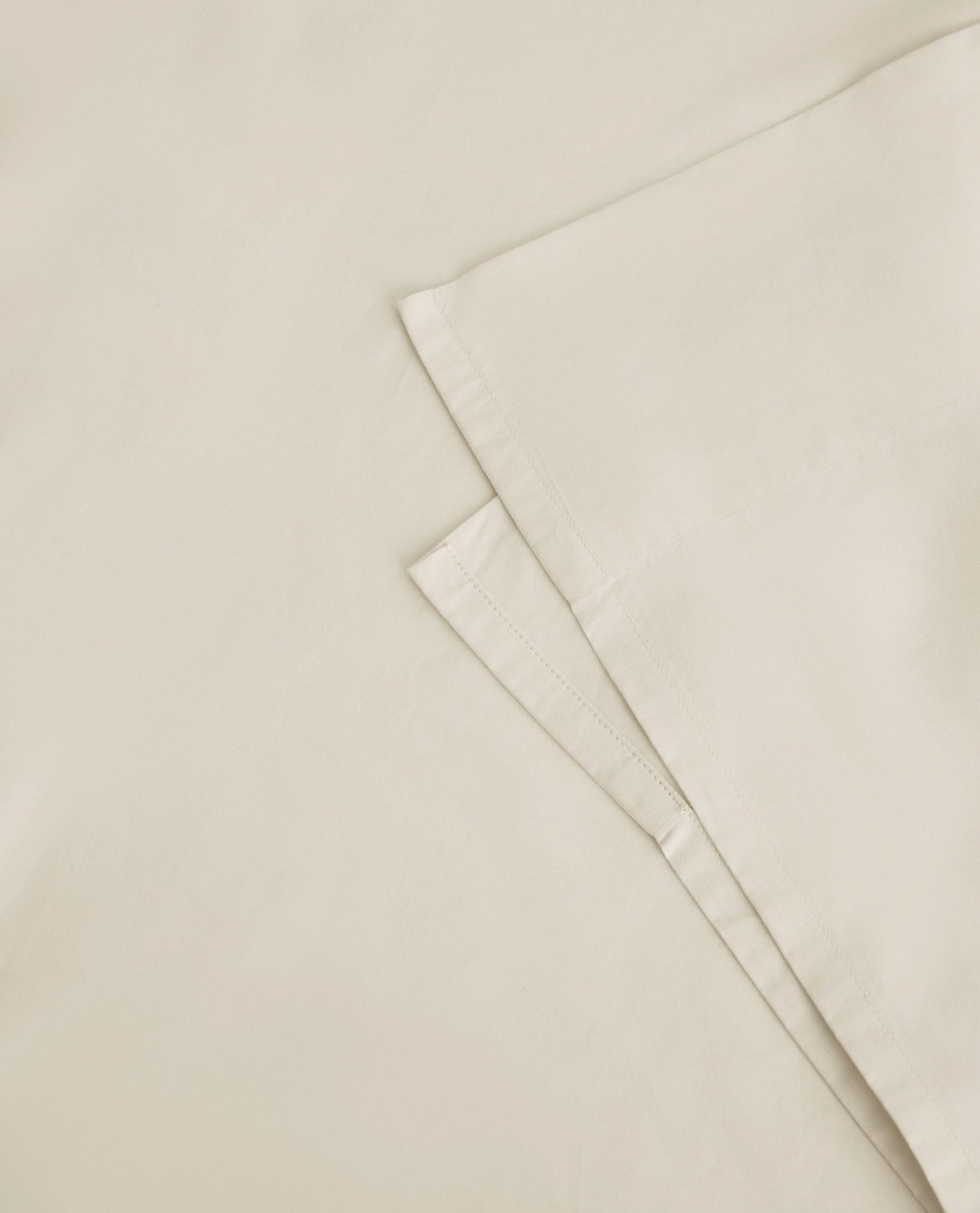 The Crisp & Cool Organic Luxury Flat Sheet - Buttermilk