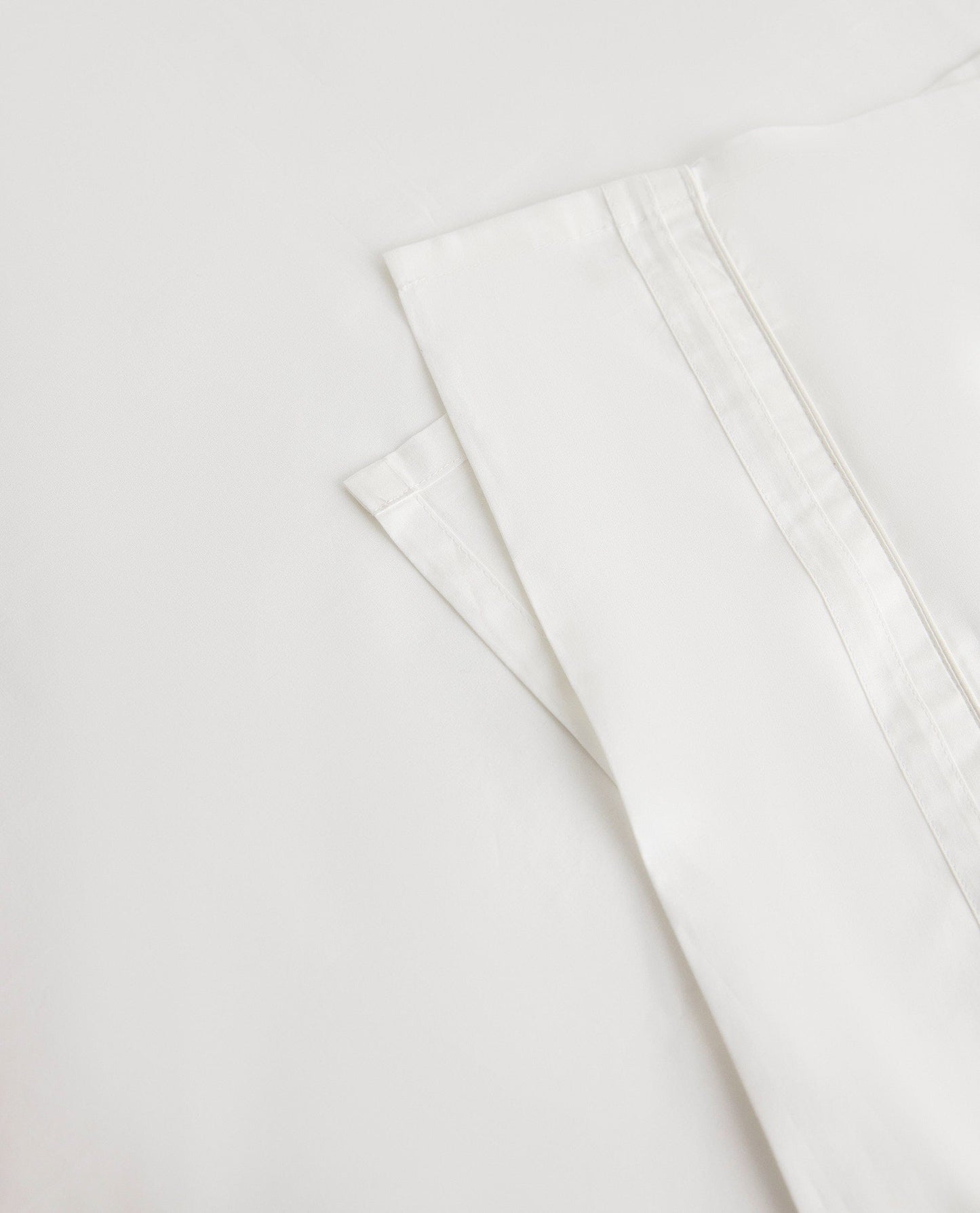 The Crisp & Cool Organic Luxury Flat Sheet - Tailored Border