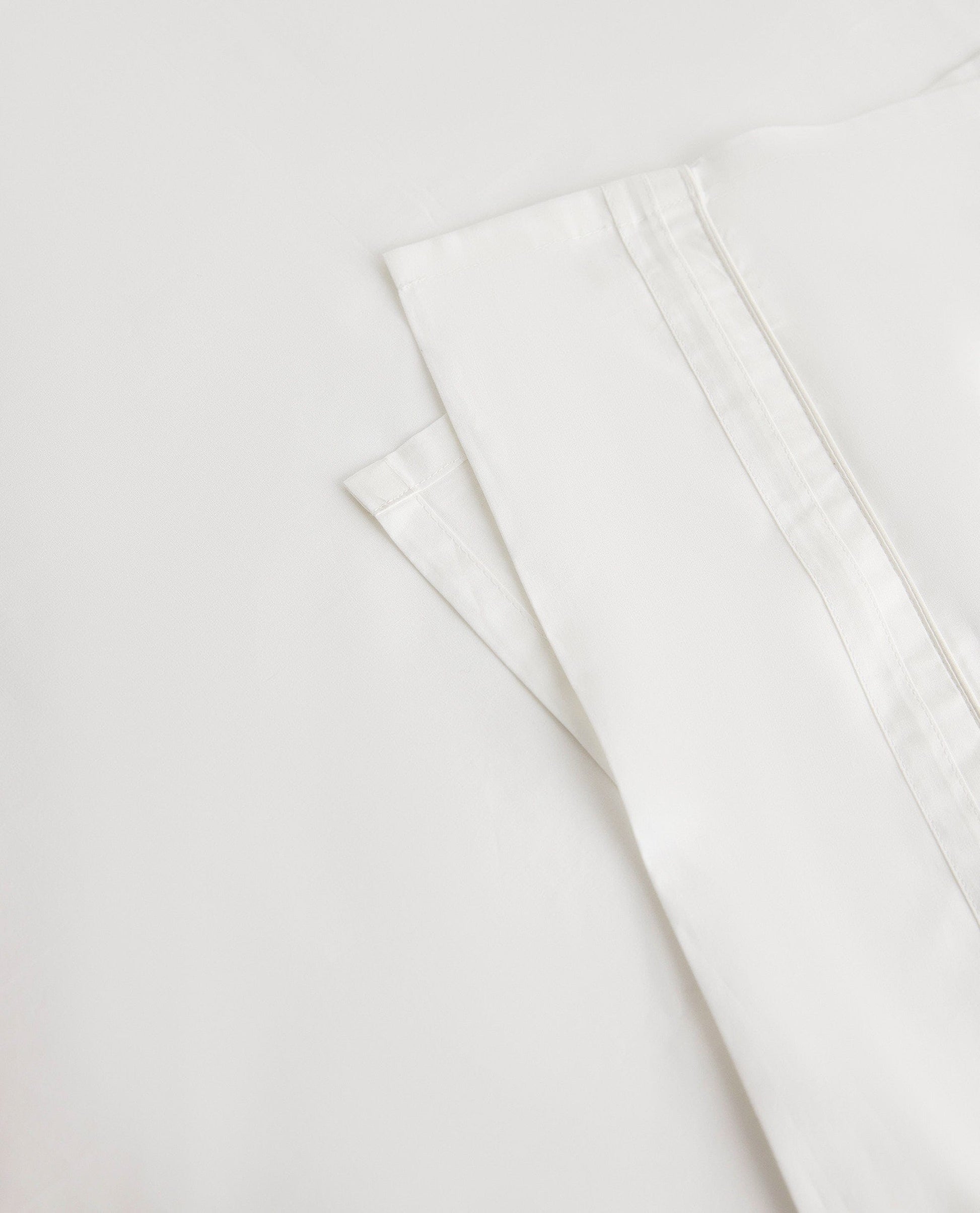 The Crisp & Cool Organic Luxury Flat Sheet - Tailored Border