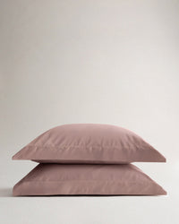 The Crisp & Cool Organic Luxury Oxford Pillowcase Set - Clay