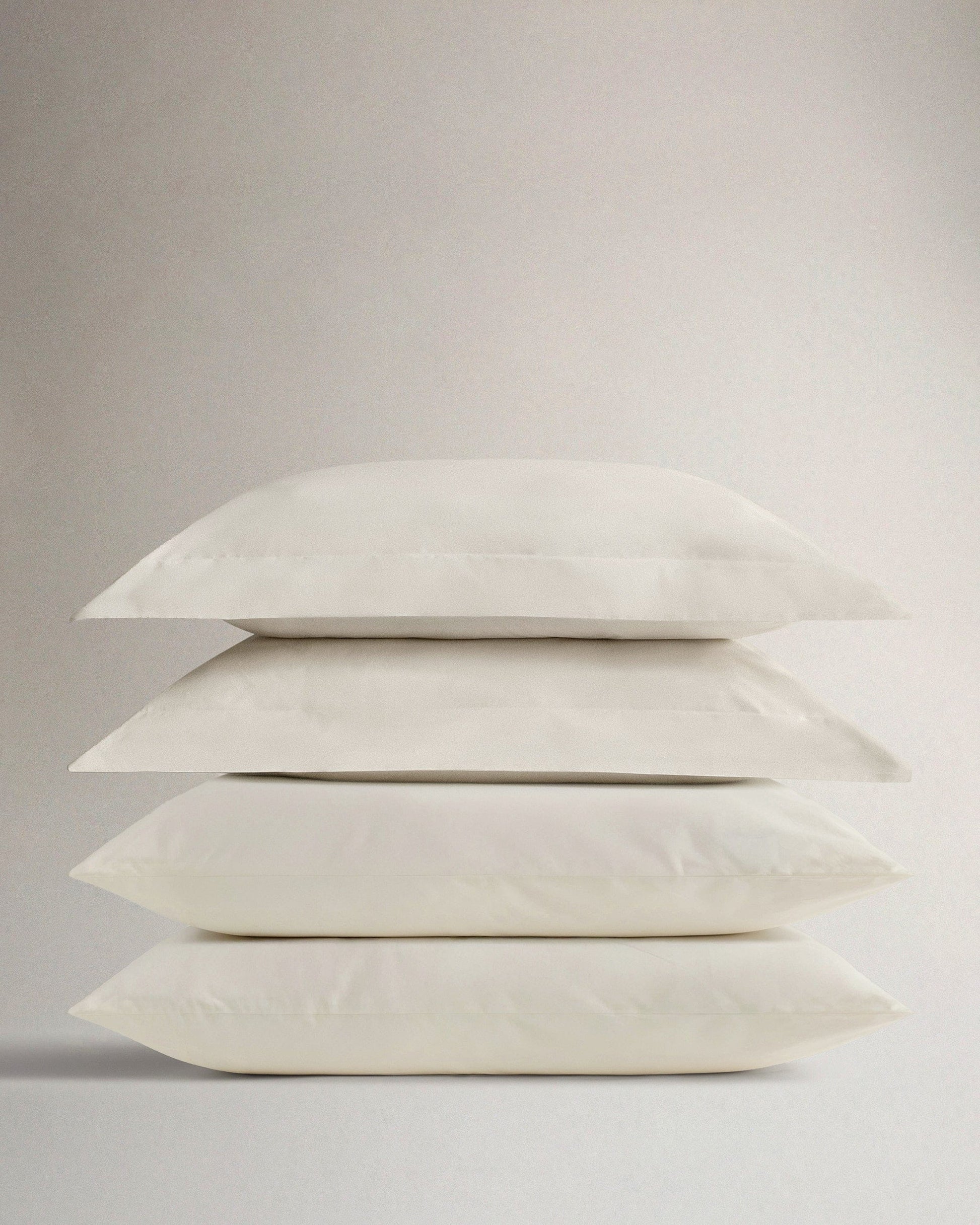 The Crisp & Cool Organic Pillowcase Bundle (Set of 4) - Buttermilk